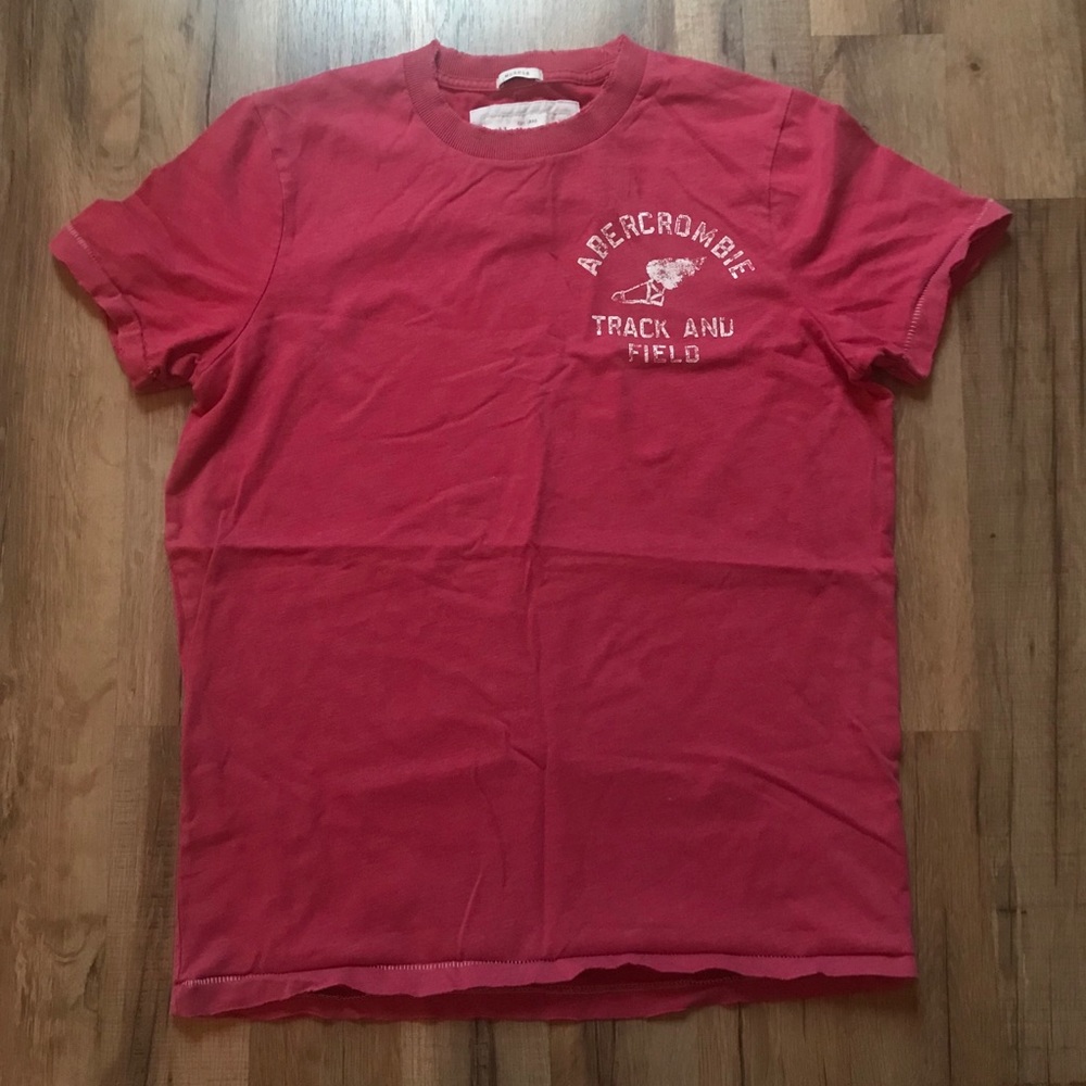 Abercrombie & Fitch Dark Pink T Shirt